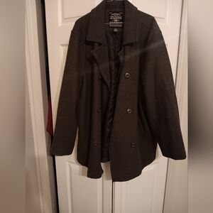 Steve And Barrys Charcoal Pea Coat for Women